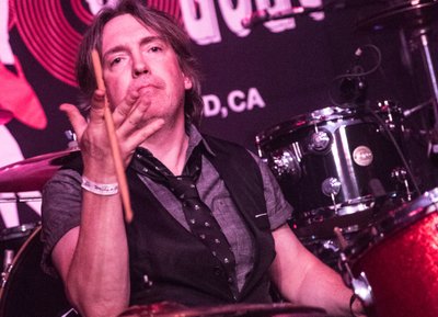Dave twirling at the Whisky! 