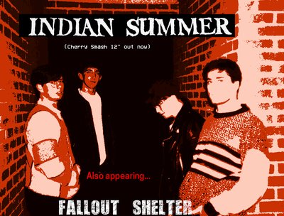 Indian Summer - Record release show with No Dead Monsters, XMC and Fallout Shelter