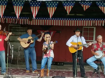 Willow Creek at Pioneer Village Music Festival, June, 2019