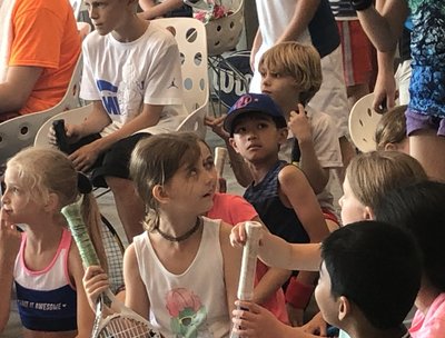 End of Tennis Camp Crew.