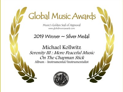 'Serenity III' receives Silver Medal from Global Music Awards 