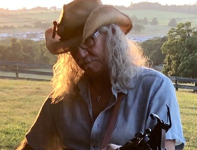 Playing for the cows.