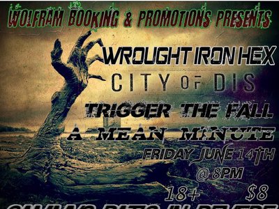 Flyer for June 2019 show at Sammy's Patio