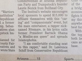 Made it in the news paper