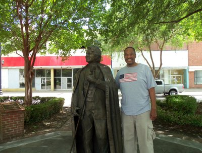 The God Father of Soul, James Brown, downtown Augusta GA.  I feel GOOD!!