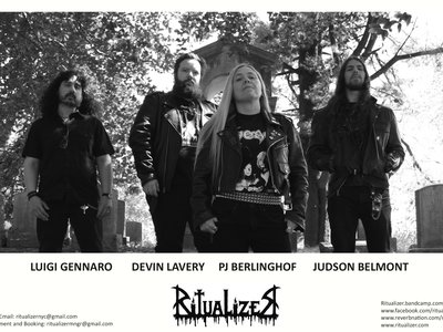 Ritualizer Press Kit Photo 2019 Black and White 8x10