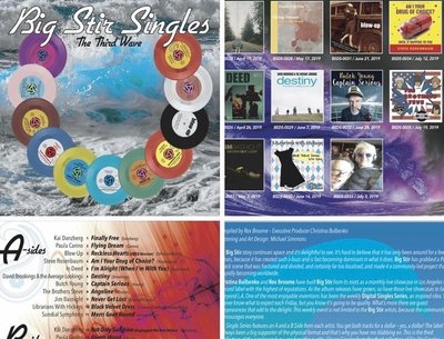 art/liner notes for compilation CD 2 b released by Big Stir w/ Sundial Symphony doing 2 of my songs