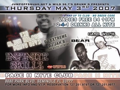 Album Release Party on May 3, 2007