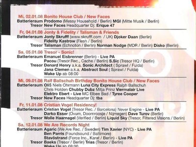 Sonic Warriors United Night at @TresorBerlin - Flyer info - #Berlin #Techno