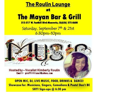Love playing at Kim Roulins open mic in Monrovia 