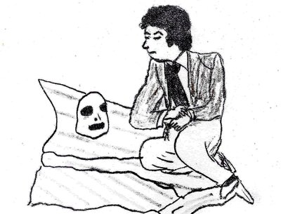 The Stranger - drawing by Harvey Dog 2019