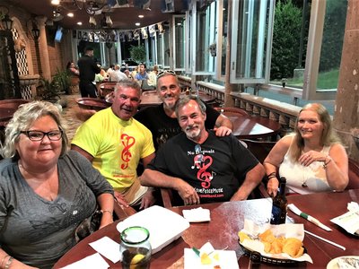 NDB - Cool Friends & Classmates Maria, Jackie W, Hoss at Los Cantaritos Gallatin TN. 2019