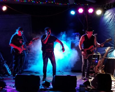 Rockin' The Stump for CD release party. 