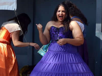Reaction to seeing your 'sister' look for her drink, which you just finished....
