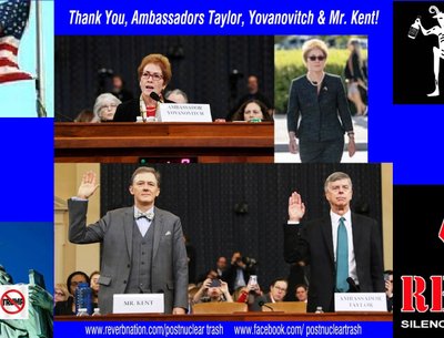 Thank You Ambassadors Taylor, Yovanovitch & Mr. Kent!