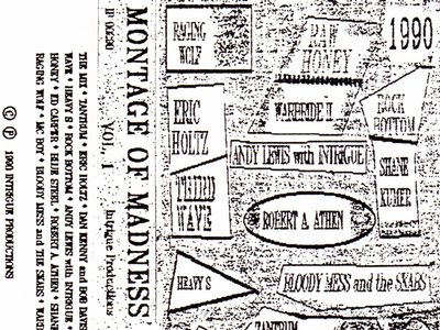 Montage of Madness-Vol.1 (cassette insert)