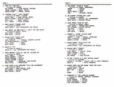 Montage of Madness-Vol.1 (song credits)