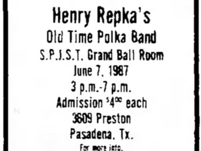 SPJST Newspaper Ad