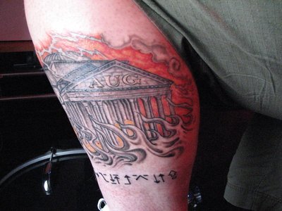 Aug's "20 Years In Hell" Tattoo