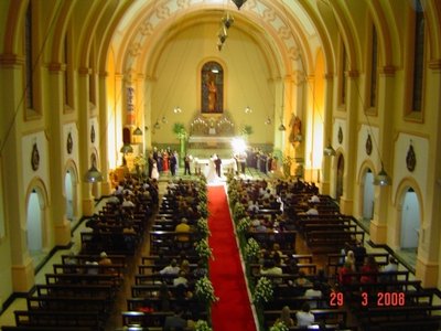 CerimÃ´nia de Casamento em SÃ£o Paulo (SP) - Igreja SÃ£o Francisco de Assis