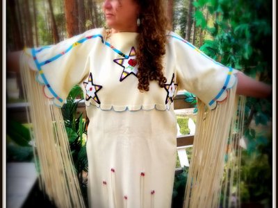 Flathead Lake, Polson Montana 2019 Handmade Buckskin by Gen Huitt, my friend & songwriting partner