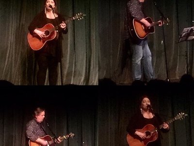 Supporting Edwina Hayes at The Conquest Theatre Bromyard, 10.01.20 (Photos: Alan Mellor)