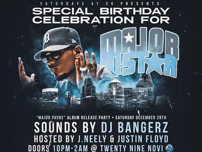 Saturday's At 29 Presents Major D-Star's Official Birthday Celebration