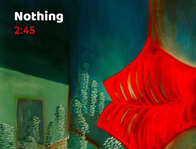 "Nothing" cover - Acrylic on canvas by boolapp