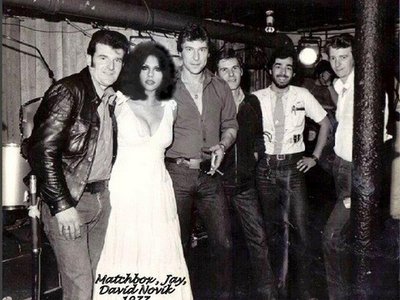 Known as Jay then, with top UK band Matchbox, at the time of their huge hit; Rockabilly Rebel