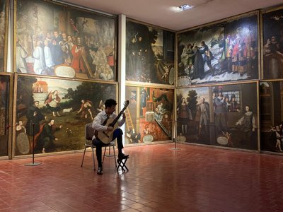 Recital de Guitarra - Gran Sala del Museo de Arte Colonial San Francisco. Santiago, 25 enero 2020