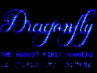 Dragonfly: The August First Numbers photo