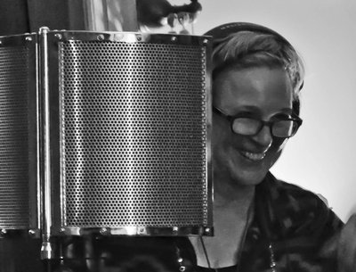 Mary at mic