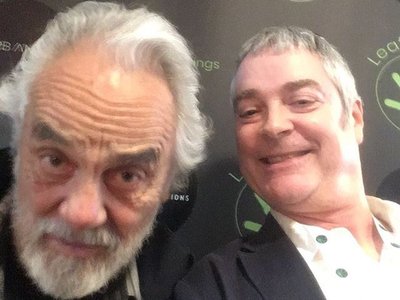 With Tommy Chong in Nov 2019