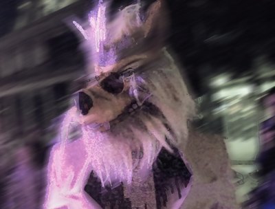 out wolfing about