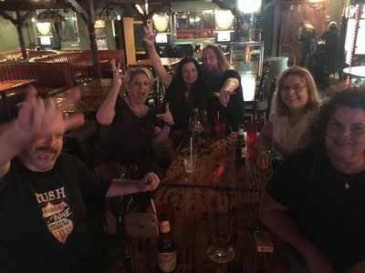More fans and friends at Diamond Jim's
