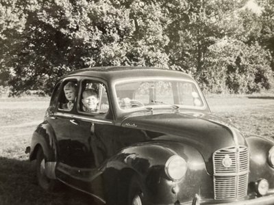 KDF 904: with me in the back. Thereâ€™s a song about this old A40 on my album â€˜A Moment In Timeâ€™
