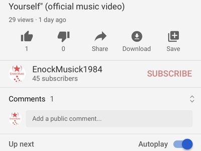 Make sure yâ€™all check out my new music video on YouTube and subscribe to my channel!