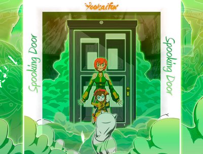 Poster Spooking Door, 