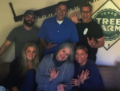 Part of my crazy Texas writing family