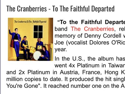 Armoury-Cranberries3 (1996)