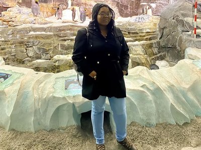 At Seaworld - Dec. 2019