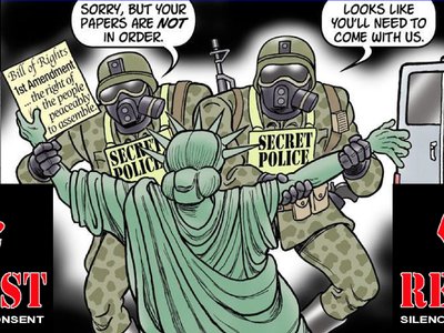 F#ck tRump & His Secret Police!