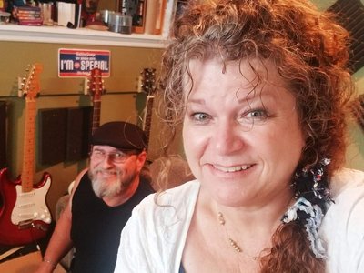 Studio demo day! ... Singing a tune just for us girls! Aug. 2020