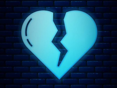 Broken Heart Blue