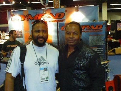 Jon & Jon "SugarFoot" Moffet @ NAMM with CymPad