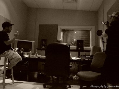 At DMG Studios with Block McCloud, Dj Ganjak and Godhead The General