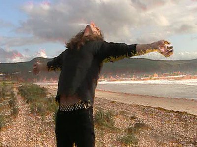 Still from the "Comfort Zone" video shoot