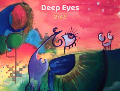 "Deep Eyes" cover - Acrylic on canvas by boolapp