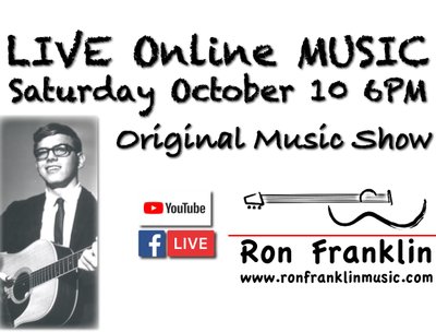 Live Music Online Tonight!!🎶 10-10-2020