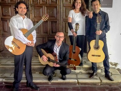 Cuarteto JacarandÃ¡ en el Museo de Arte Colonial San Francisco - Santiago de Chile 16/10/2020